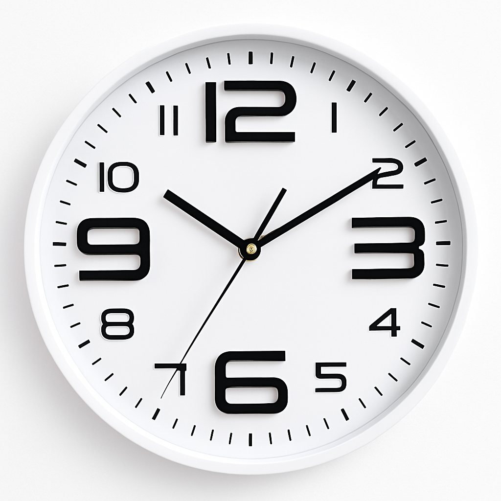 Bunte Designer-Wanduhr | 30 cm Kinderzimmer Uhr 0