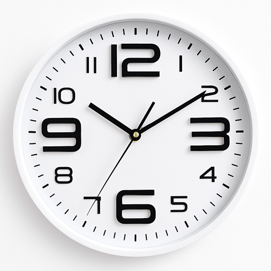Bunte Designer-Wanduhr | 30 cm Kinderzimmer Uhr 0