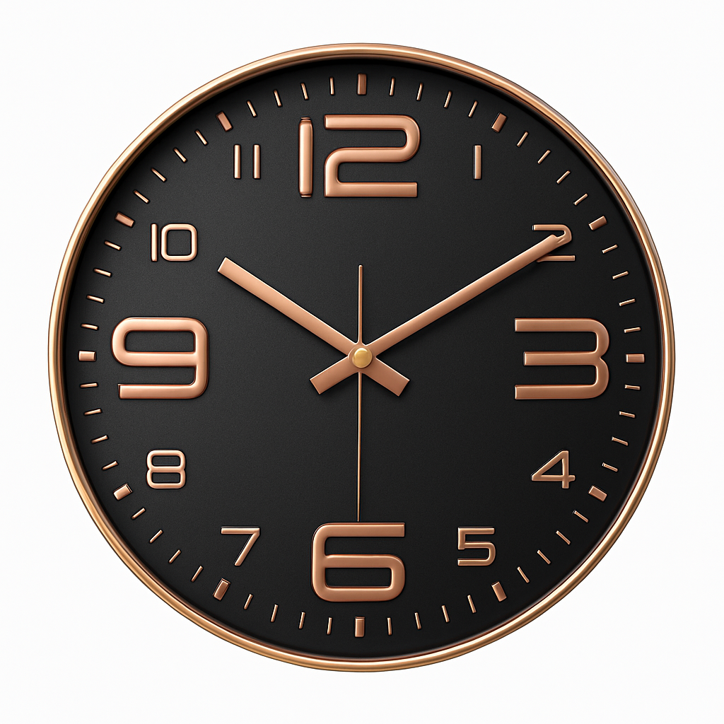 Bunte Designer-Wanduhr | 30 cm Kinderzimmer Uhr 1