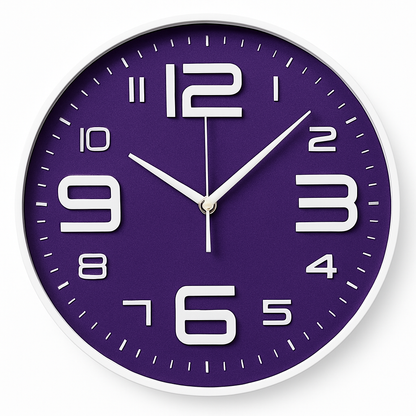 Bunte Designer-Wanduhr | 30 cm Kinderzimmer Uhr 2