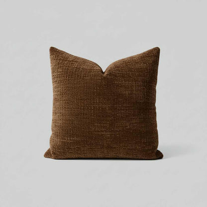 Chenille-Kissenbezug mit Bambusstruktur | Dekoratives Accessoire