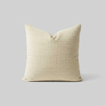 Chenille-Kissenbezug mit Bambusstruktur | Dekoratives Accessoire