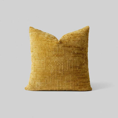 Chenille-Kissenbezug mit Bambusstruktur | Dekoratives Accessoire