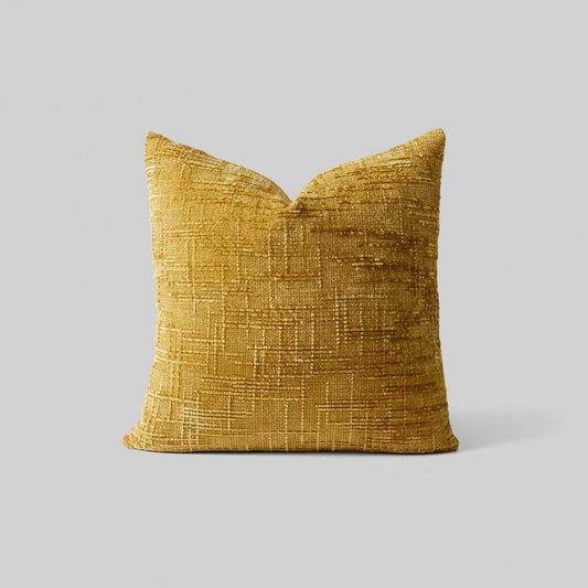 Chenille-Kissenbezug mit Bambusstruktur | Dekoratives Accessoire