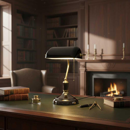 Glas Tischlampe | Elegante Nachttischlampe im Europäischen Stil