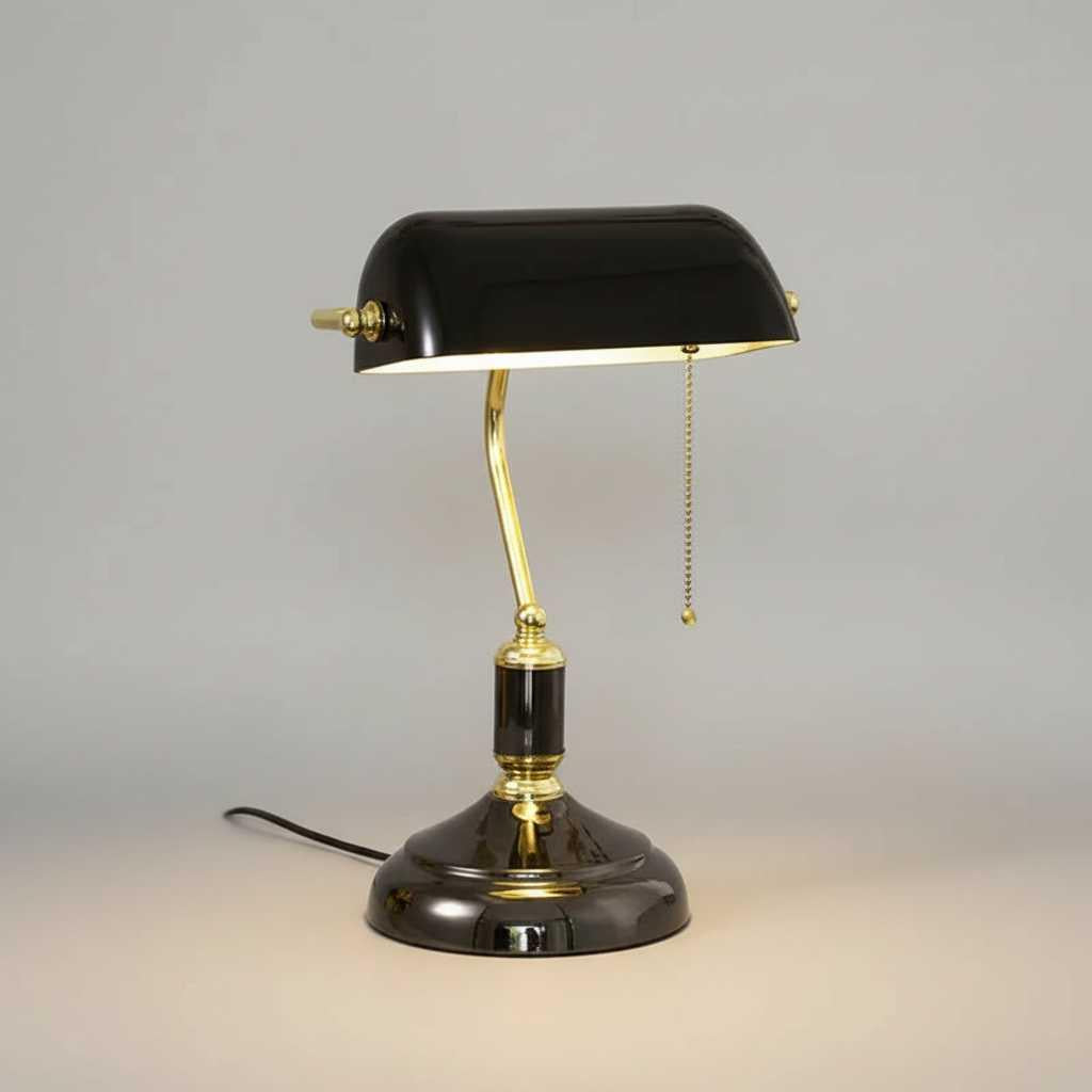 Glas Tischlampe | Elegante Nachttischlampe im Europäischen Stil