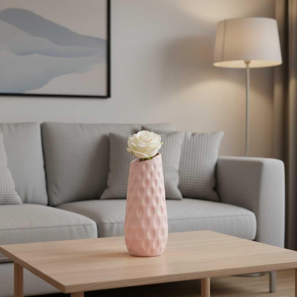 Moderne Blumenvase Schwarz | Geometrische Vasen für Zuhause