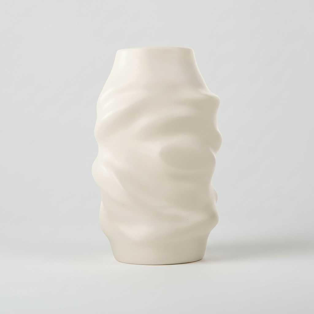 Moderne Blumenvase Schwarz | Geometrische Vasen für Zuhause