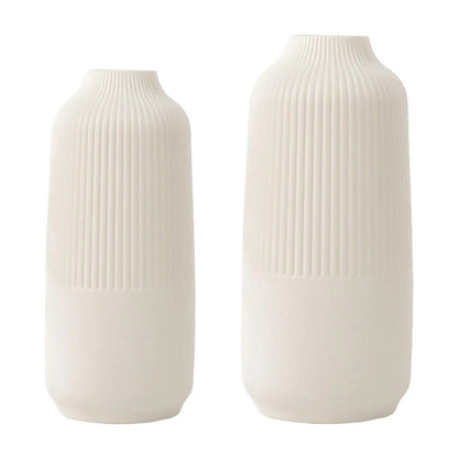 Moderne Blumenvase Schwarz | Geometrische Vasen für Zuhause 1