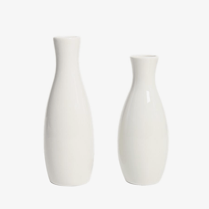 Moderne Keramikvase | Runde Bodenvase für Blumenarrangements 1